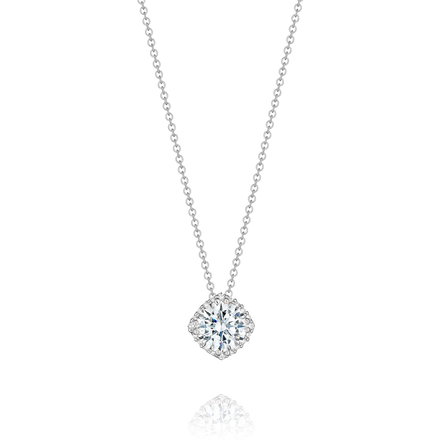 Exquisite Dantela Bloom Diamond Pendant Necklace for Elegant Women