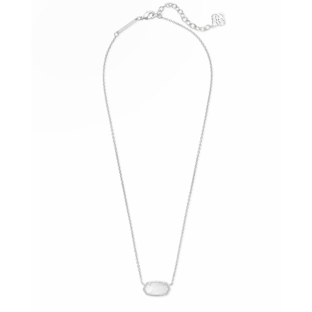 Kendra Scott Elegant Elisa White Kyocera Opal Pendant Necklace for Women