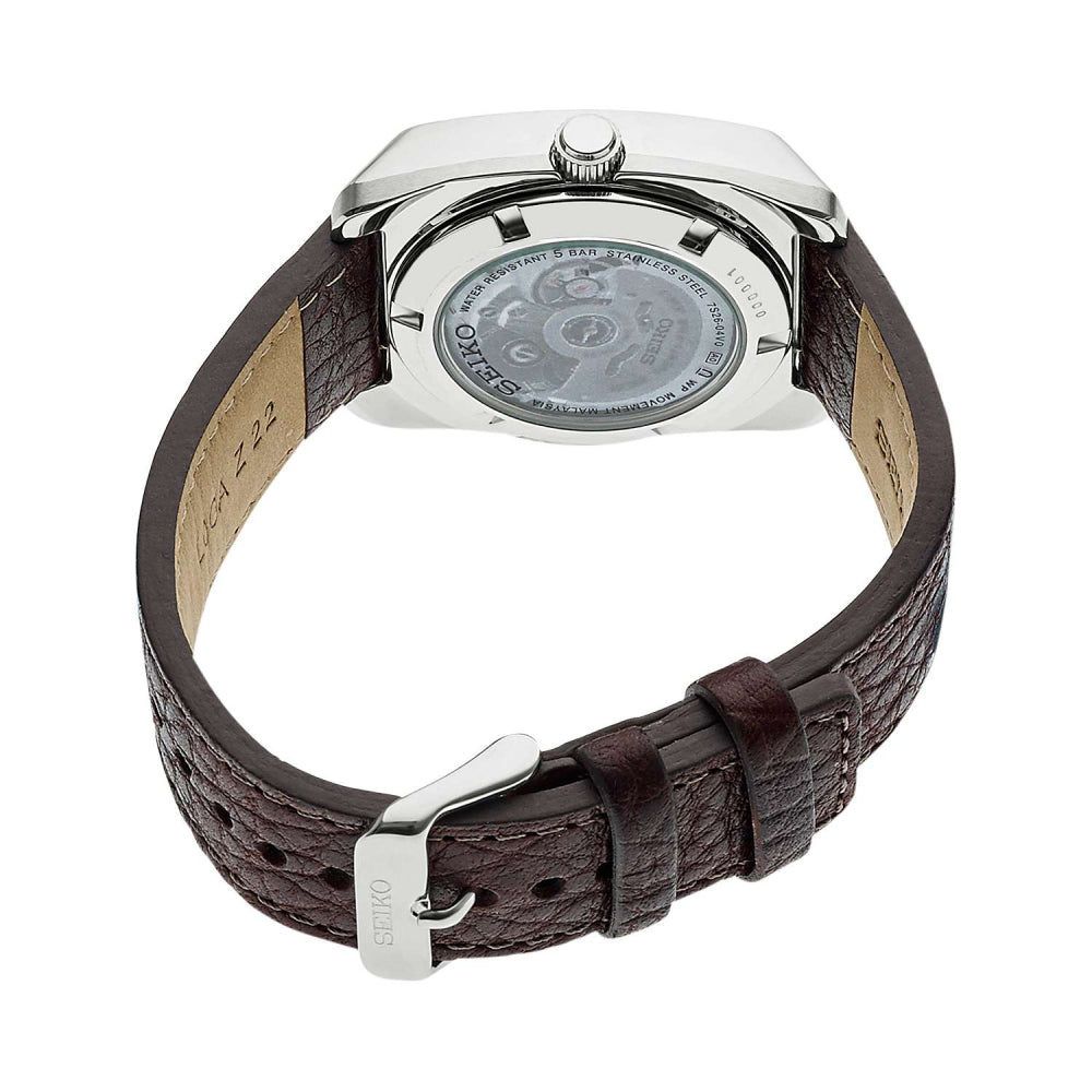 Seiko Re-Craft 40mm Automatic Men's Watch with Green Dial and Leather Strap - Discover More
