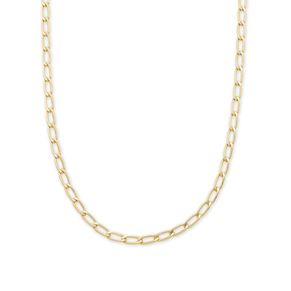 Gorgeous 14k Gold Plated Kendra Scott Merrick Cable Chain Necklace