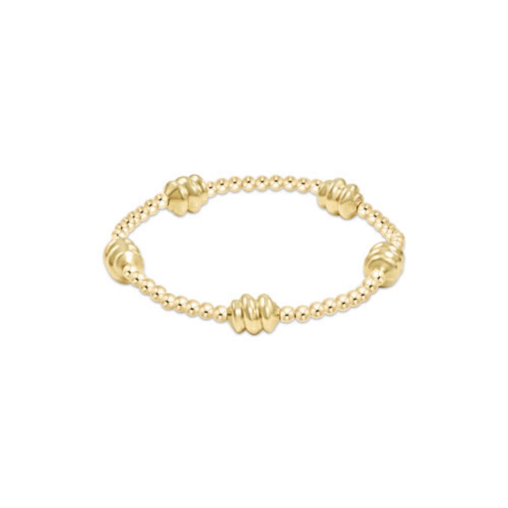 enewton 7.25-inch Extended Admire Gold 3mm Bead Bracelet - Luxury Gold Jewelry Piece