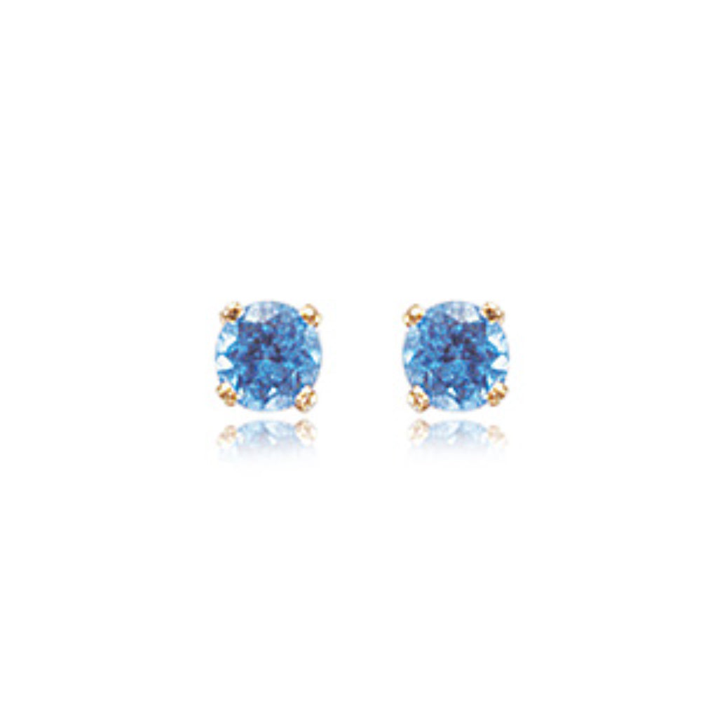 Luxurious 14k Gold Gemstone Stud Earrings for Modern Sophisticates
