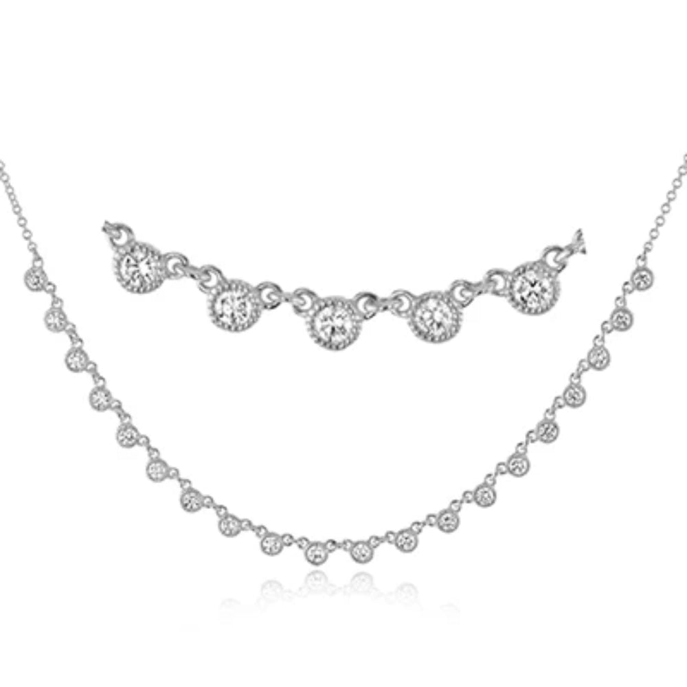Simon G. 18k Gold Harmonie Diamond Necklace for Stylish Layering