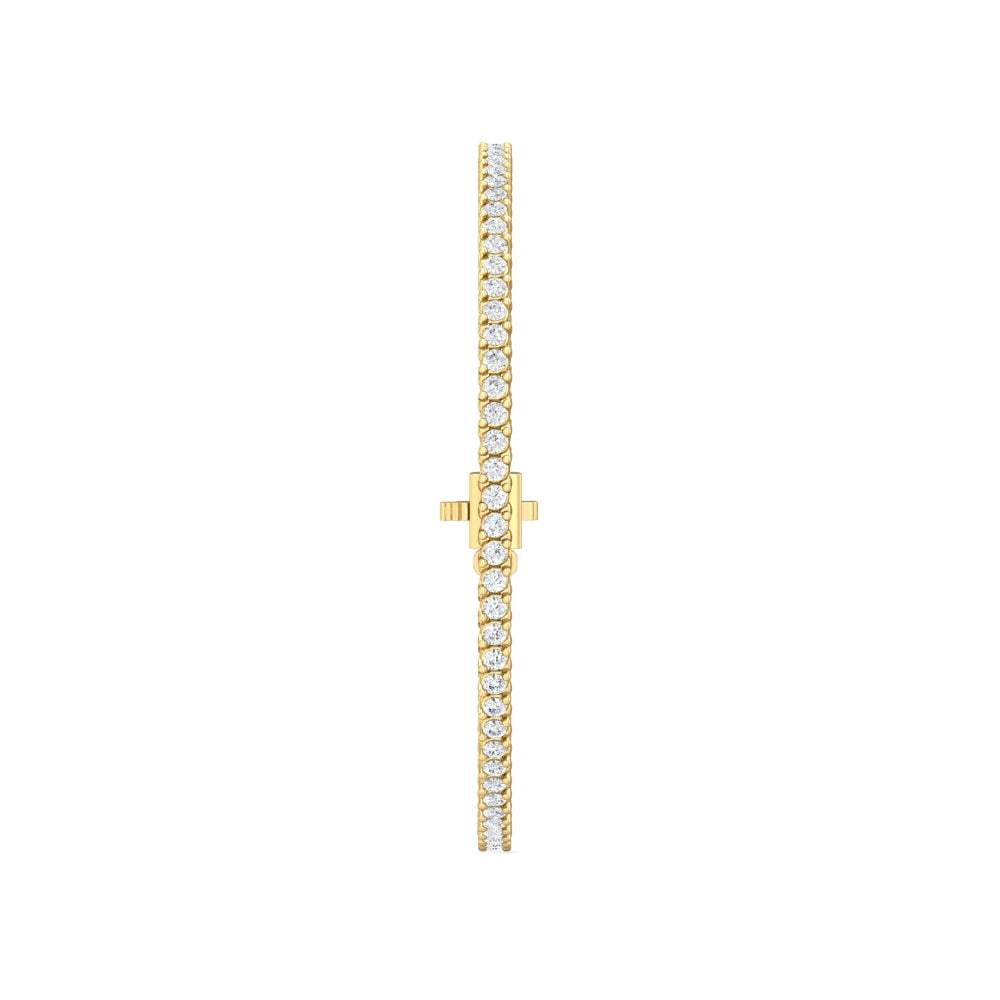 Martin Flyer Luxury 14k Gold Diamond Tennis Bracelet for Elegant Jewelry Lovers