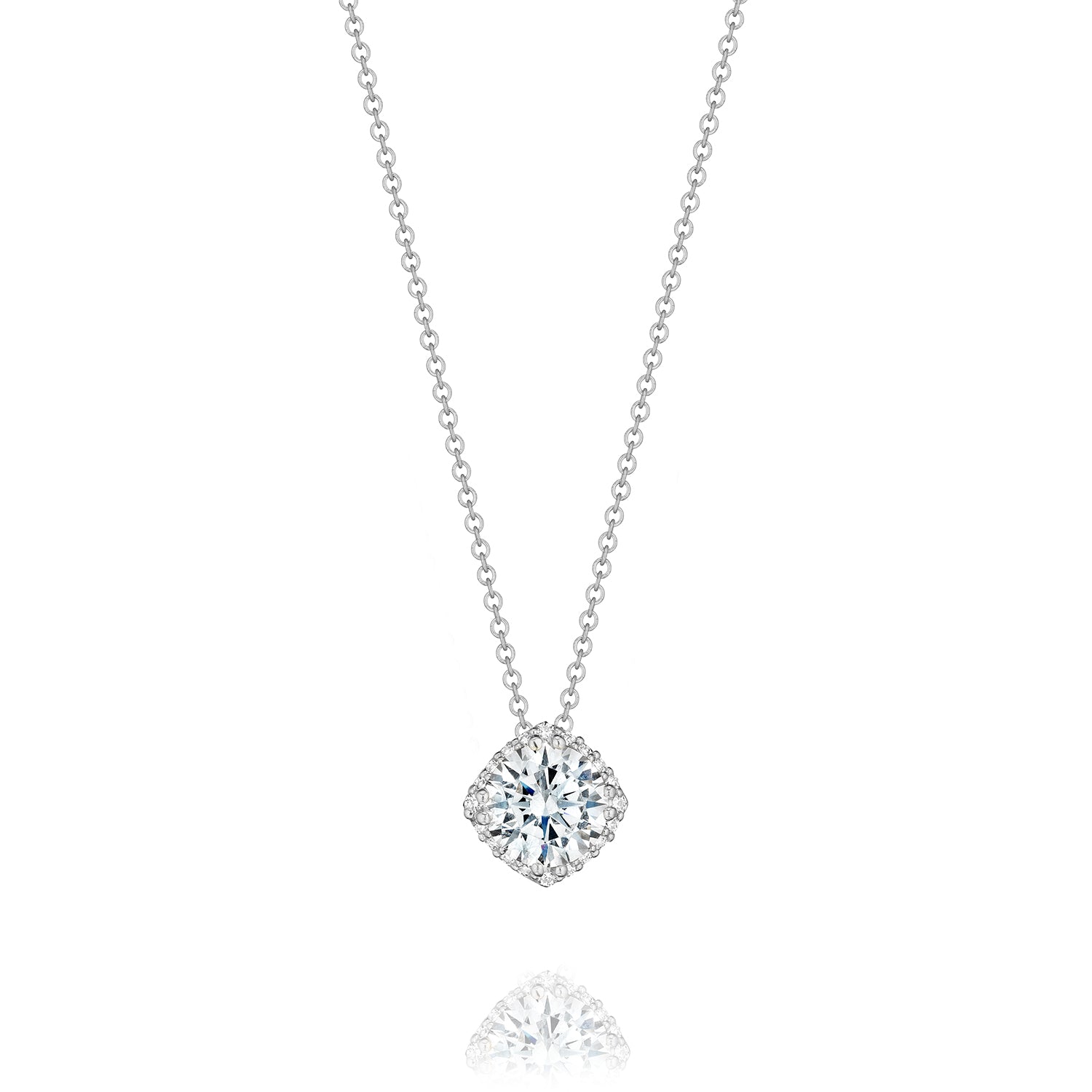 Exquisite Dantela Bloom Diamond Pendant Necklace for Elegant Women