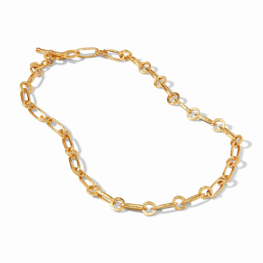 24k Gold Plated Julie Vos Palladio Adjustable Link Necklace