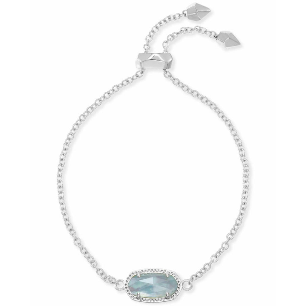 Kendra Scott Light Blue Illusion Elaina Adjustable Chain Bracelet