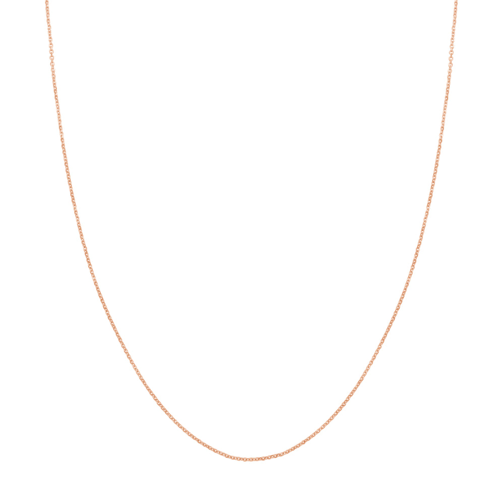 Exquisite 14k Gold Diamond-Cut Cable Chain for Luxury Jewelry Lovers