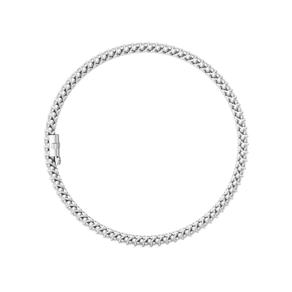 Exquisite 14k Diamond Martin Flyer Tennis Bracelet for Elegant Wrist Adornment
