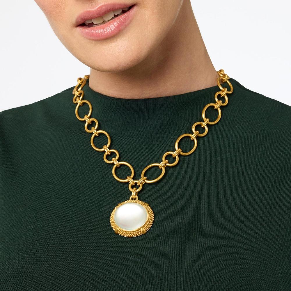 Julie Vos Fashionable Cabochon Statement Necklace for Stylish Women