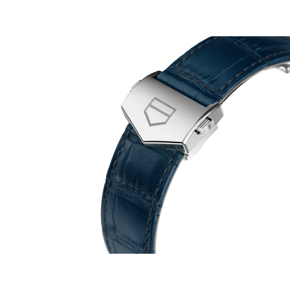 Tag Heuer 39mm Blue Automatic Chronograph Watch - Monaco Model