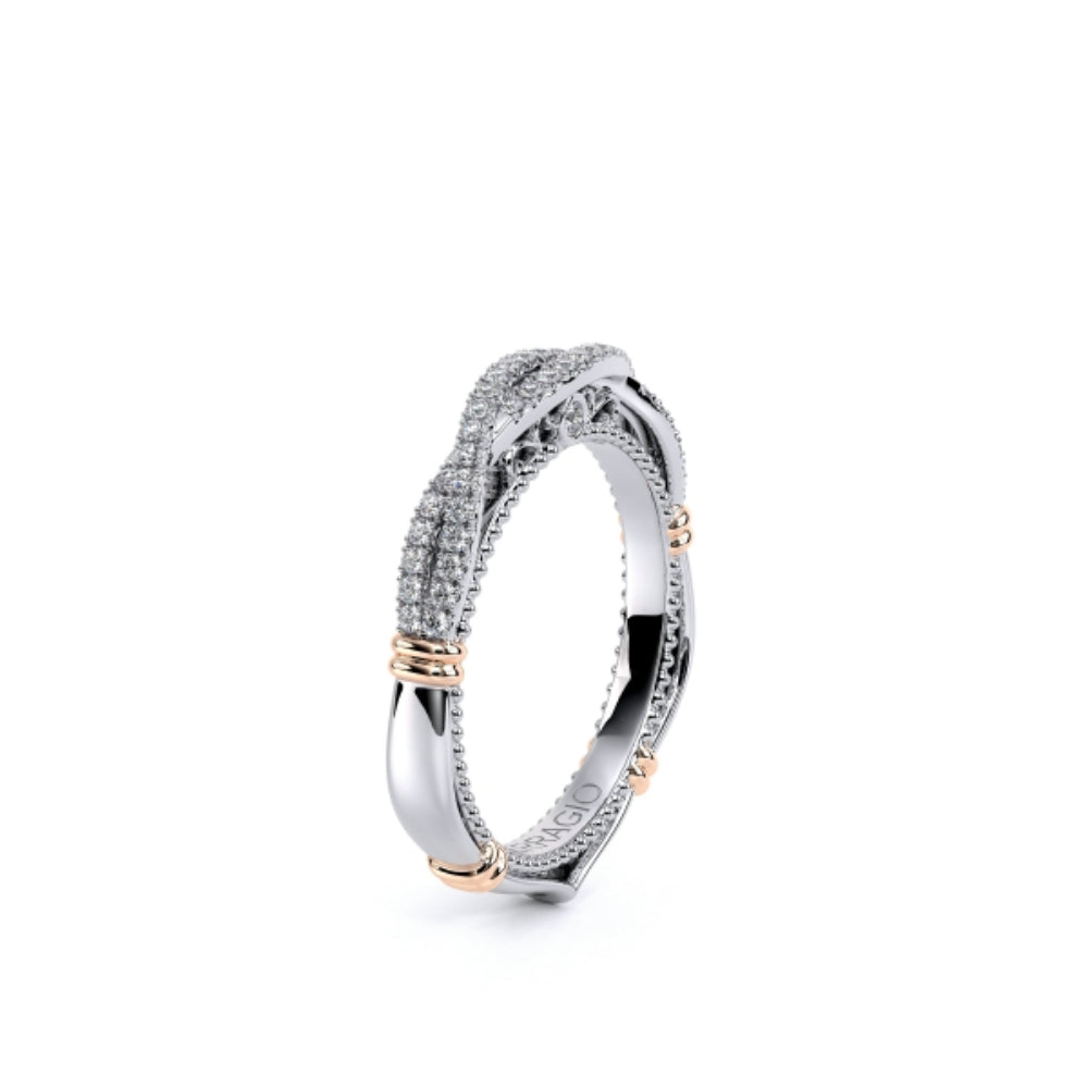14k Verragio Parisian Twist Design Wedding Band