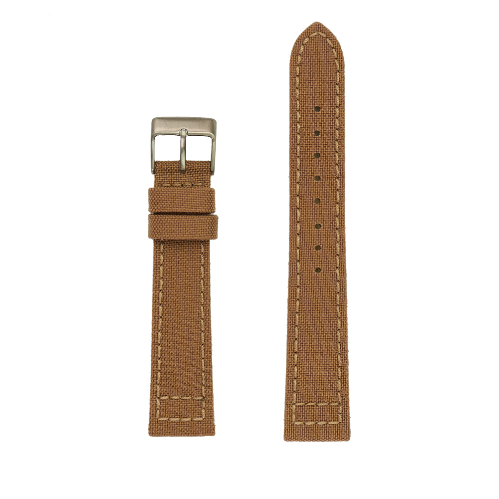 Authentic Cordura Material Sand - Colored Watch Strap for Wristwatches