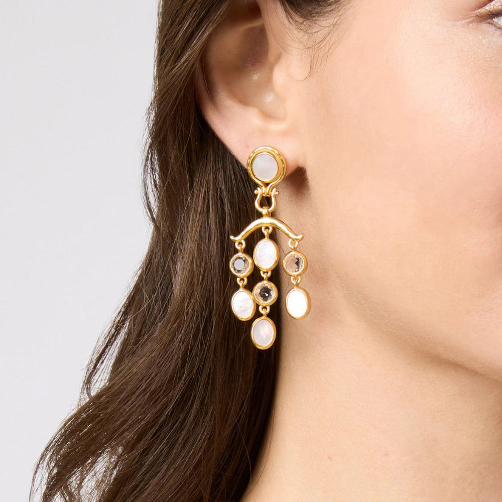 Julie Vos Saratoga Style Chandelier Statement Earrings for Women
