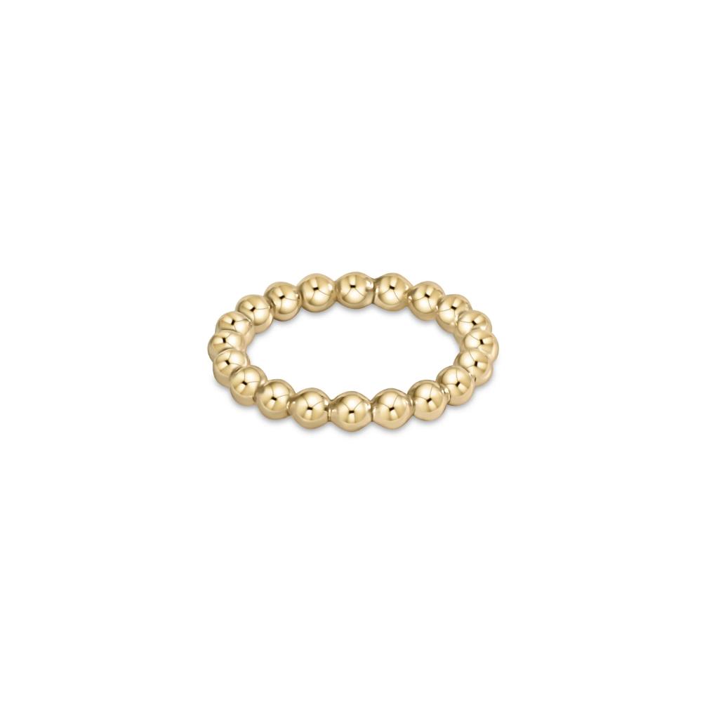enewton 14kt Gold-Filled 3mm Classic Beaded Ring - Size 7