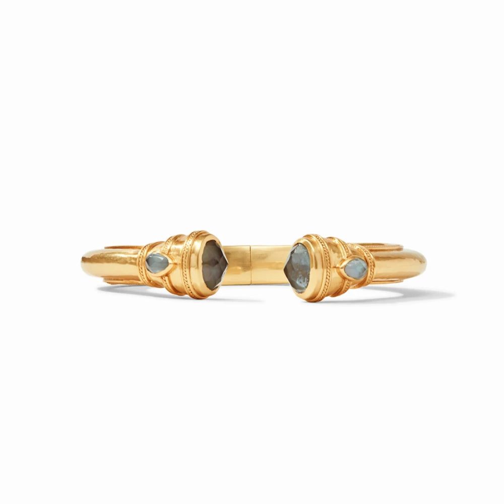 Julie Vos Gorgeous Cannes Demi Cuff with Gemstone Accents