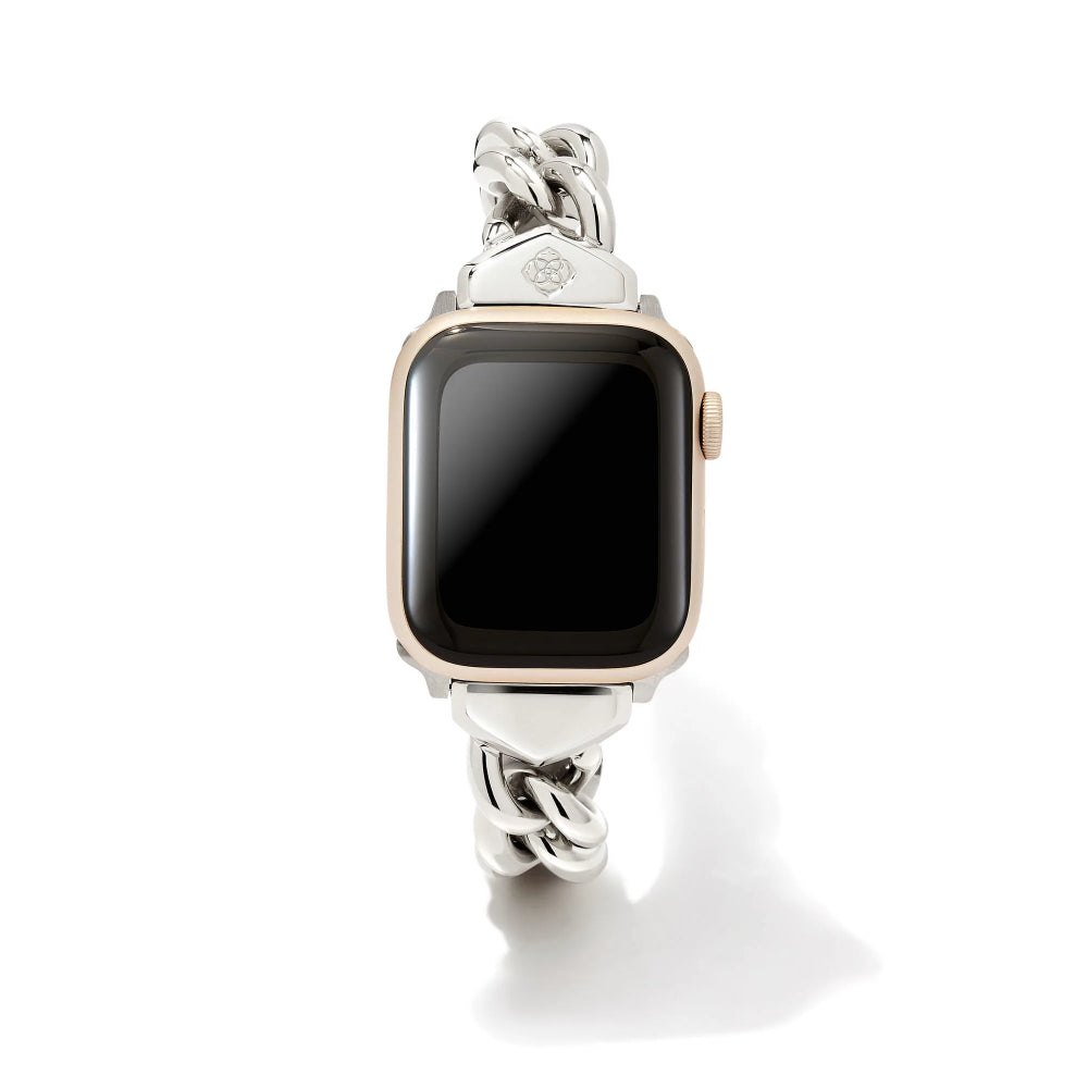 Kendra Scott Gold Tone Stainless Steel Whitley Chain Watch Band - S/M for Apple & Samsung