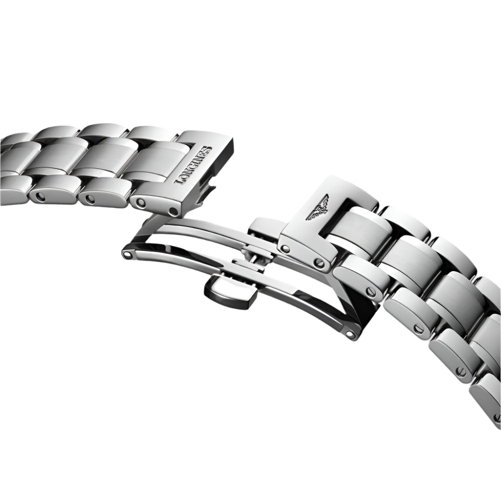 Longines Master Collection 34mm Automatic Diamond-Encrusted Luxury Wristwatch