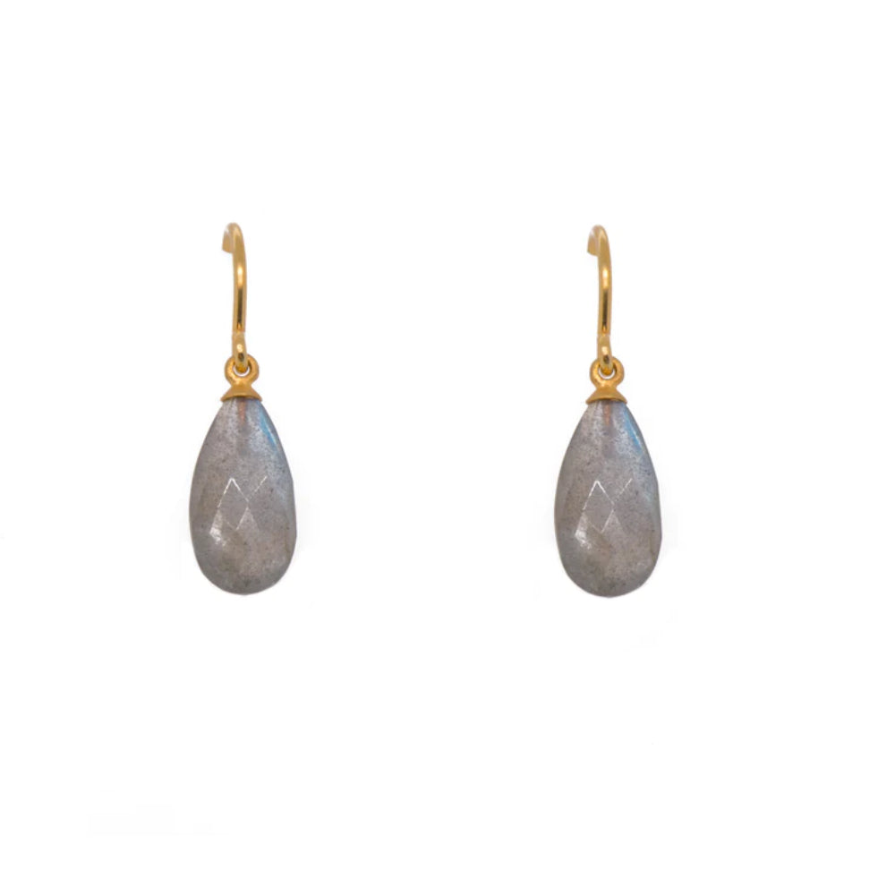 Joyla Exquisite Faceted Gemstone Decorative Signature Wire Earrings for Women