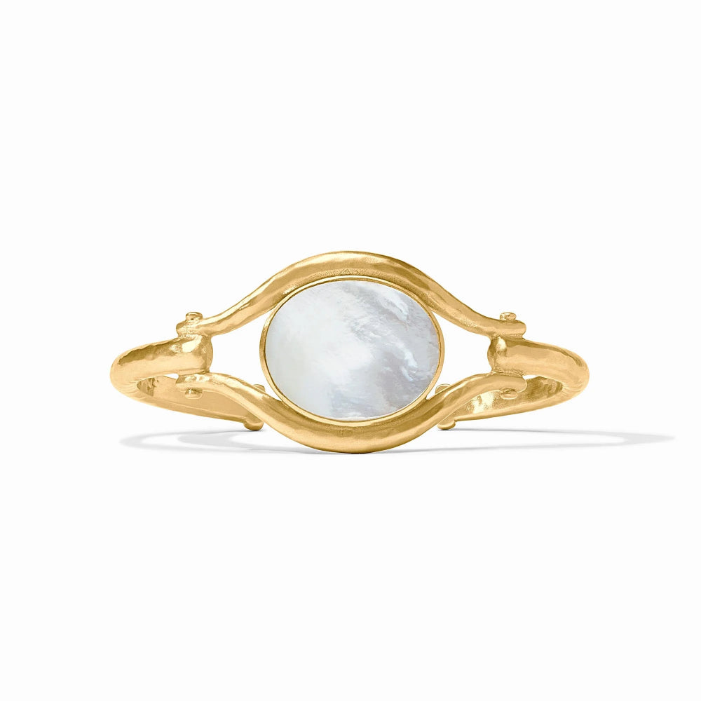 Julie Vos Saratoga Equestrian-Inspired Stone Cuff Bracelet