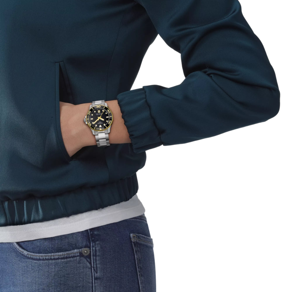 Tissot 36mm Quartz Seastar 1000 Stylish Underwater-inspired Watch