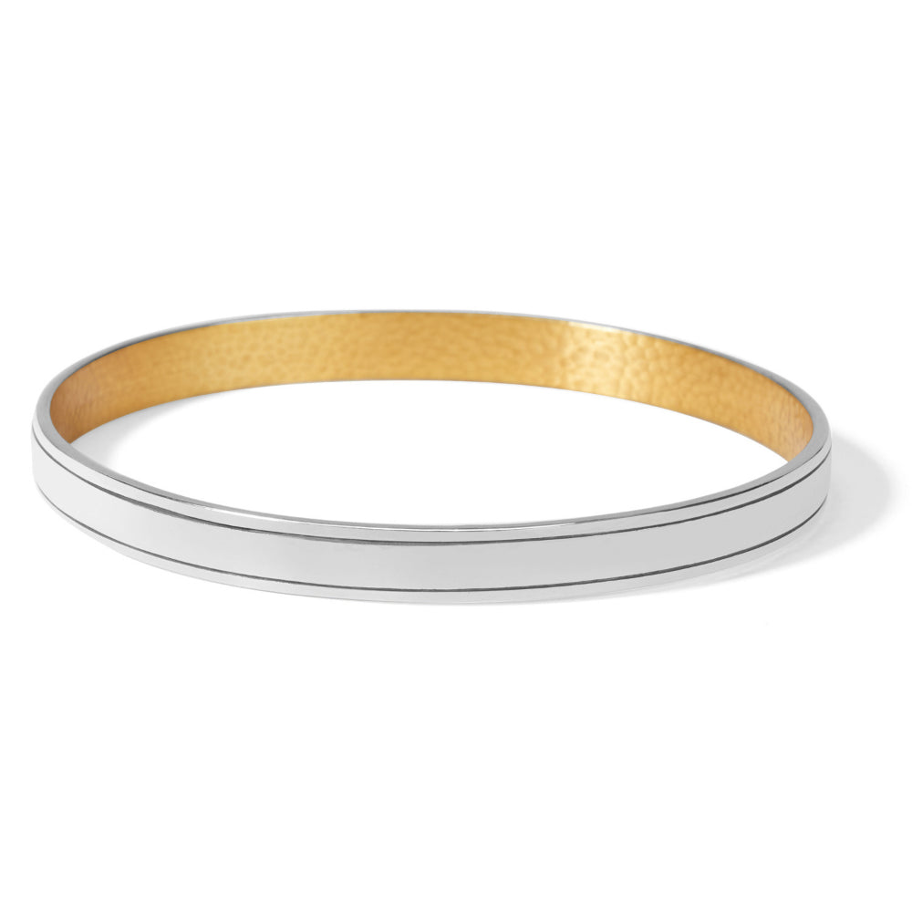 Stylish Two-Tone Brighton Ferrara Entrata Slim Bangle