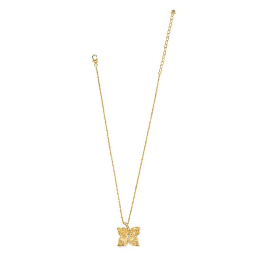 Brighton Gold-Plated Everbloom Flower Crystal Necklace