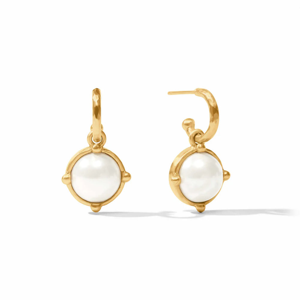 Julie Vos Fashionable Honeybee Hoop and Charm Earrings for Women