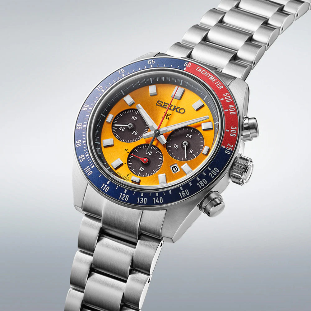 Seiko Prospex Solar Chronograph Pogue Speedtimer Watch - Inspired by Space Mission