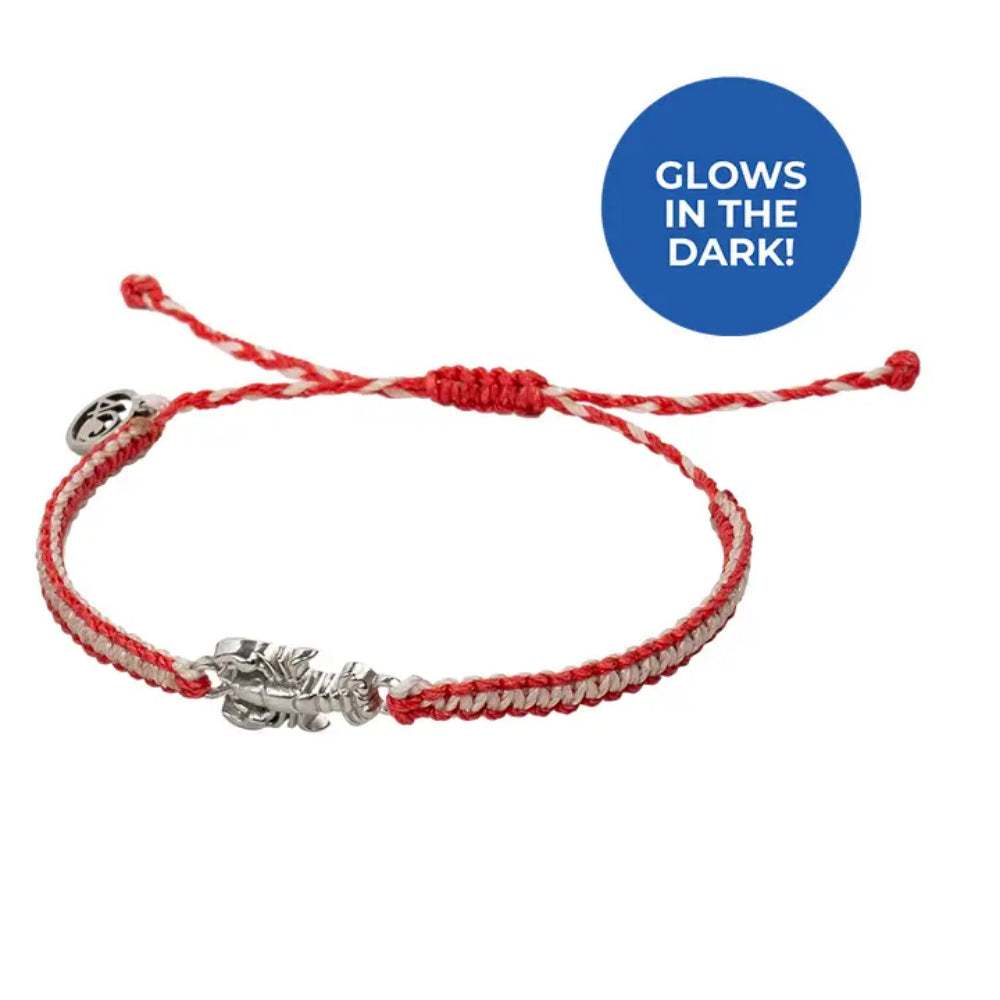 4Ocean Lobster Bracelet - Respect the Locals, Glow in the Dark Style