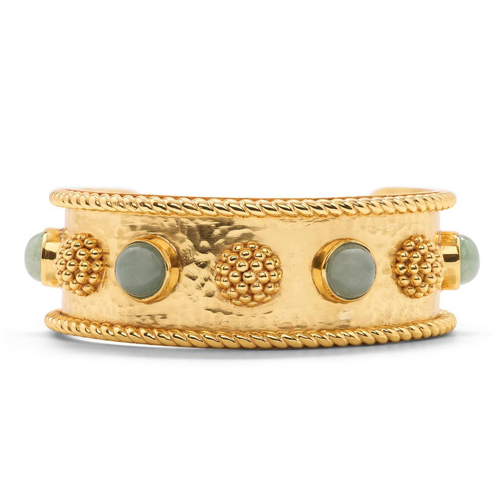 Capucine De Wulf Glamorous Berry Gem Bangle Cuff