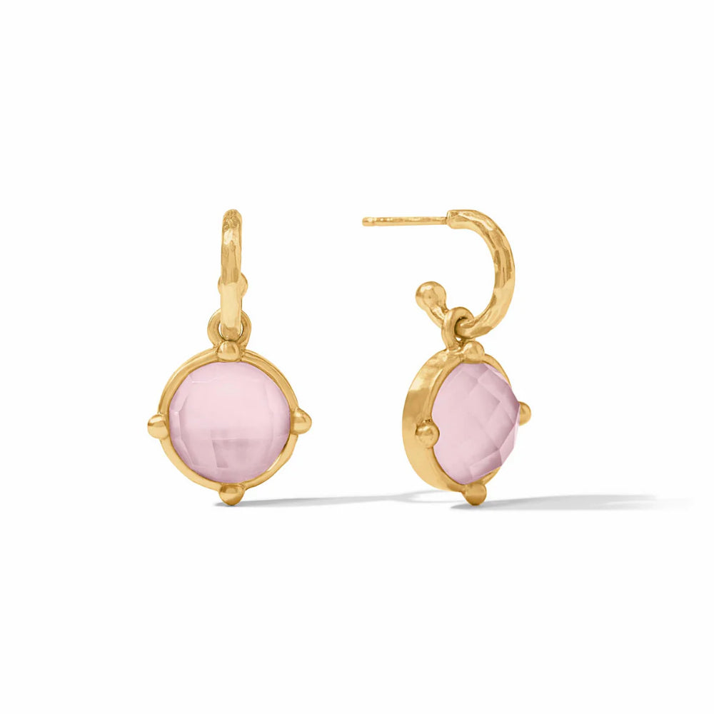 Julie Vos Fashionable Honeybee Hoop and Charm Earrings for Women