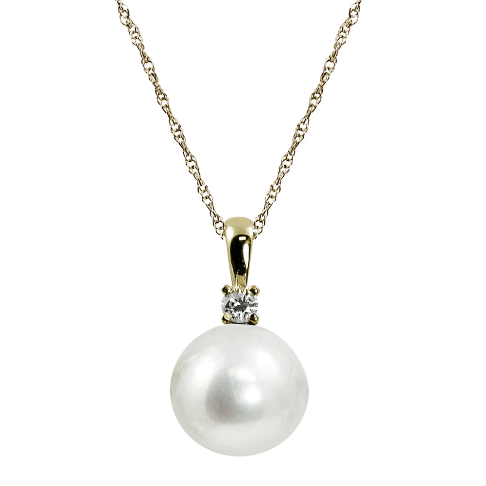 Stunning 14k Gold Jewelry - Freshwater Pearl Pendant for Elegant Style