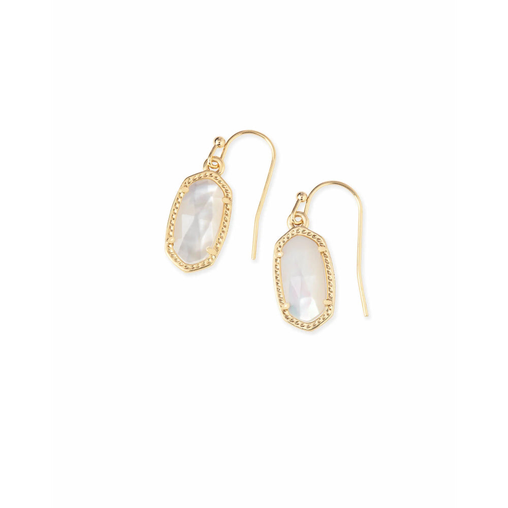 Stylish Kendra Scott 14k Yellow Gold Over Brass Lee Drop Earrings for Daily Wear