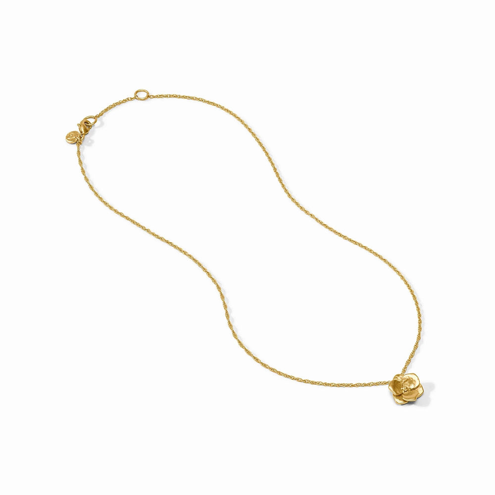 Julie Vos Delicate Bloom-Style Gold-Plated Necklace