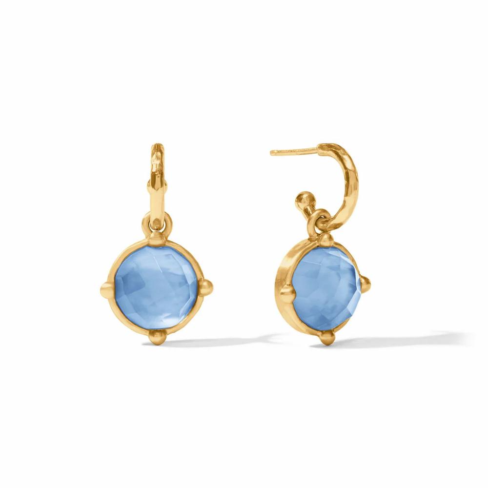 Julie Vos Fashionable Honeybee Hoop and Charm Earrings for Women