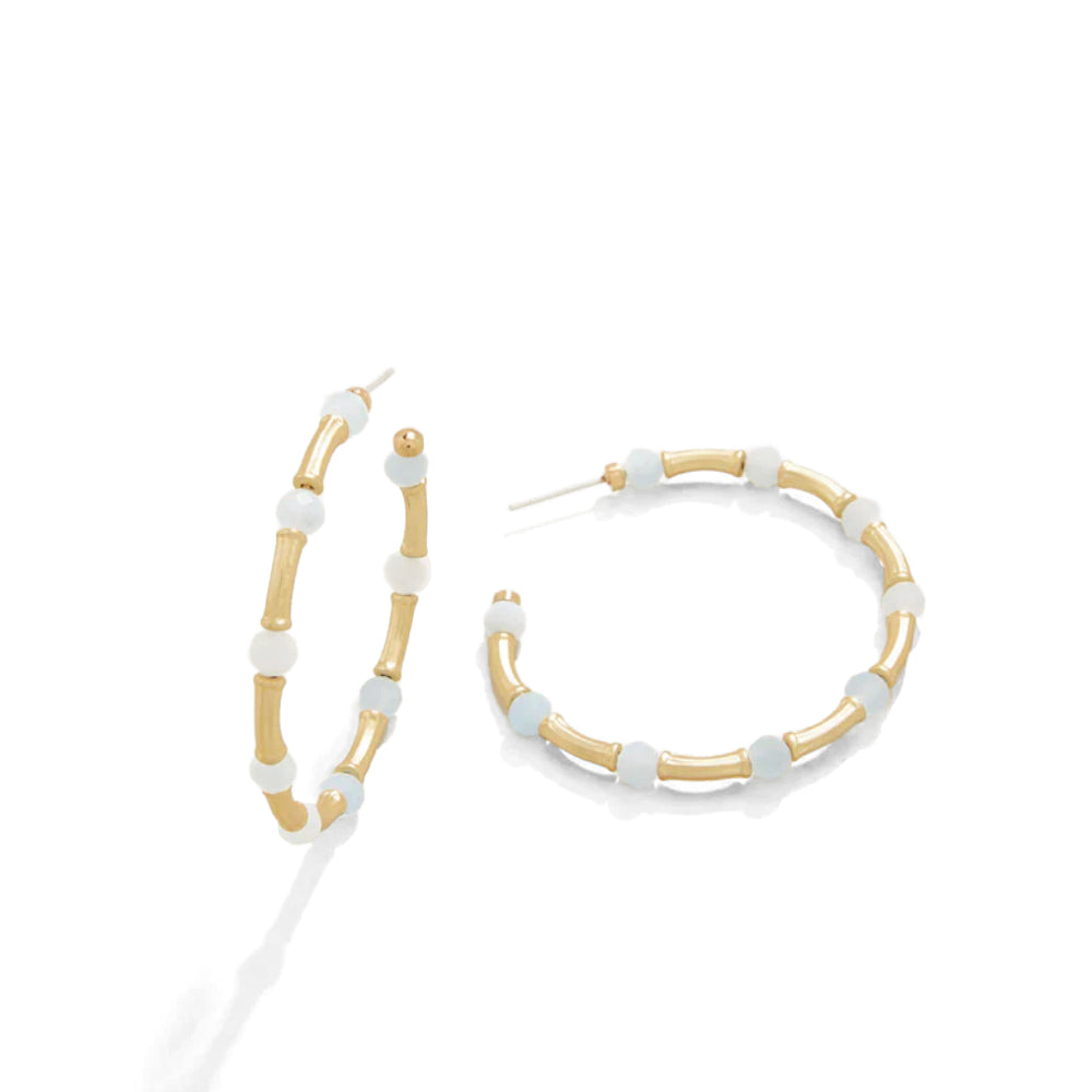 Stylish Spartina Hoop Earrings Inspired by Calm Waters
