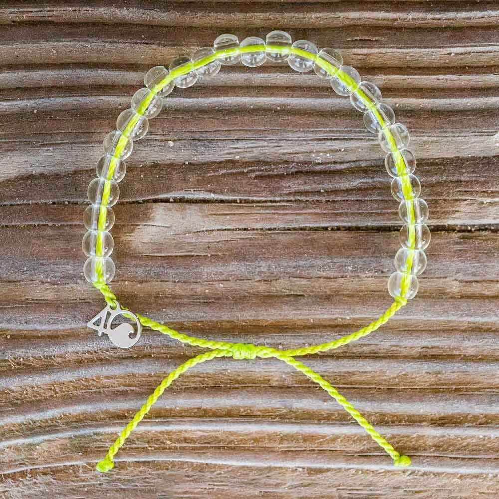 4Ocean Lime Beaded Sea Turtle Bracelet for Ocean Conservation
