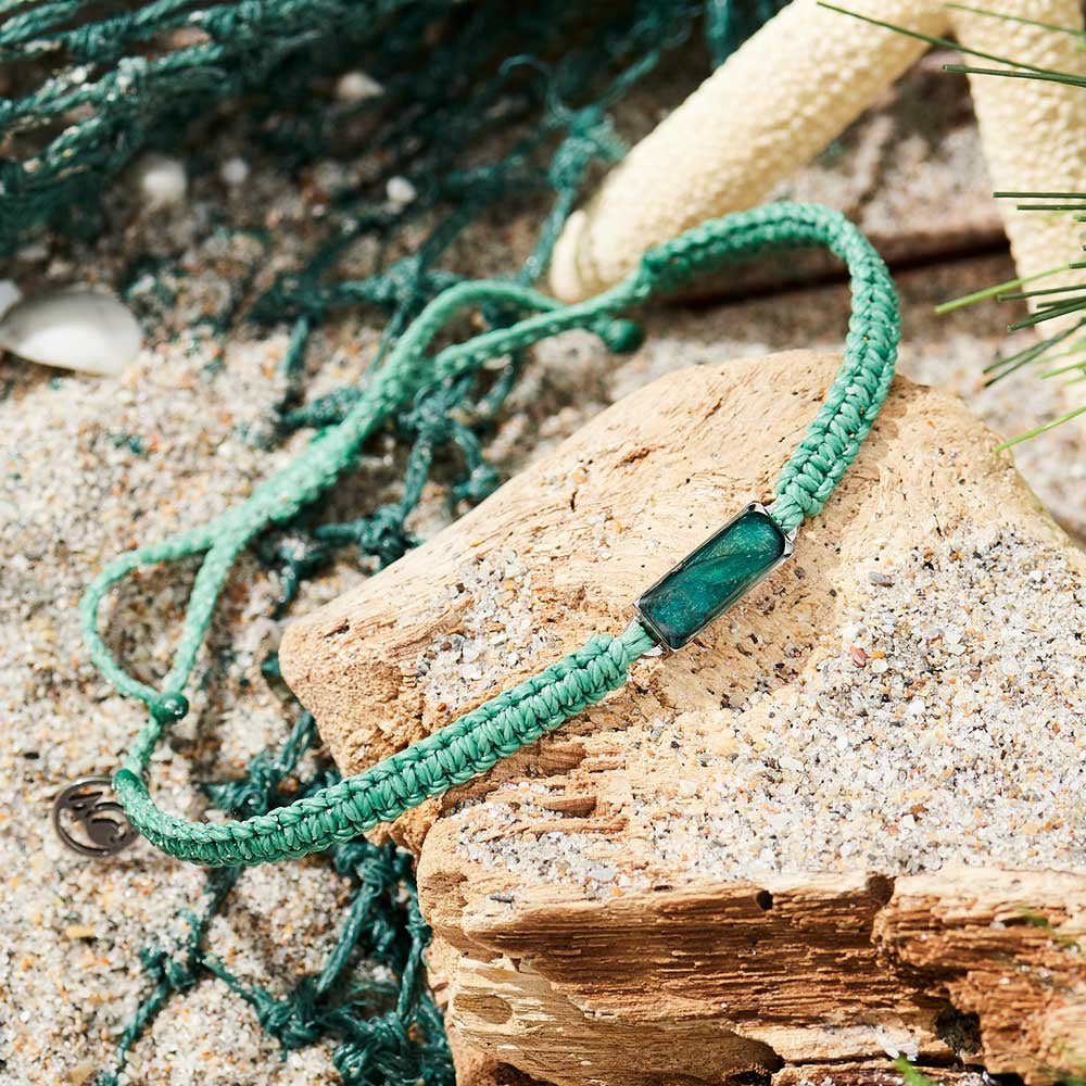 4Ocean Unisex Adjustable Waterproof Ghost Net Awareness Bracelet