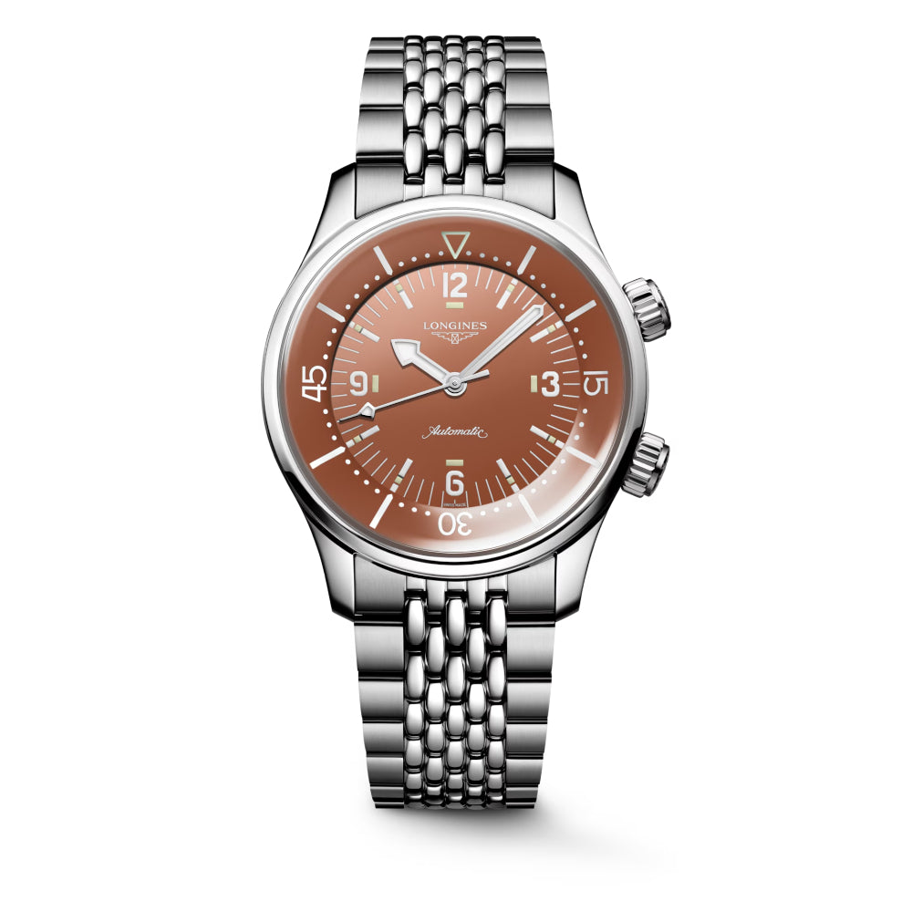 39mm Automatic Longines Legend Diver Watch with Timeless Design