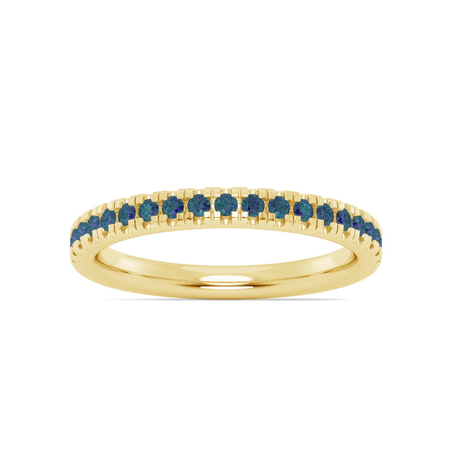 Smyth Jewelers Stackable Alexandrite Pavé Ring for Women