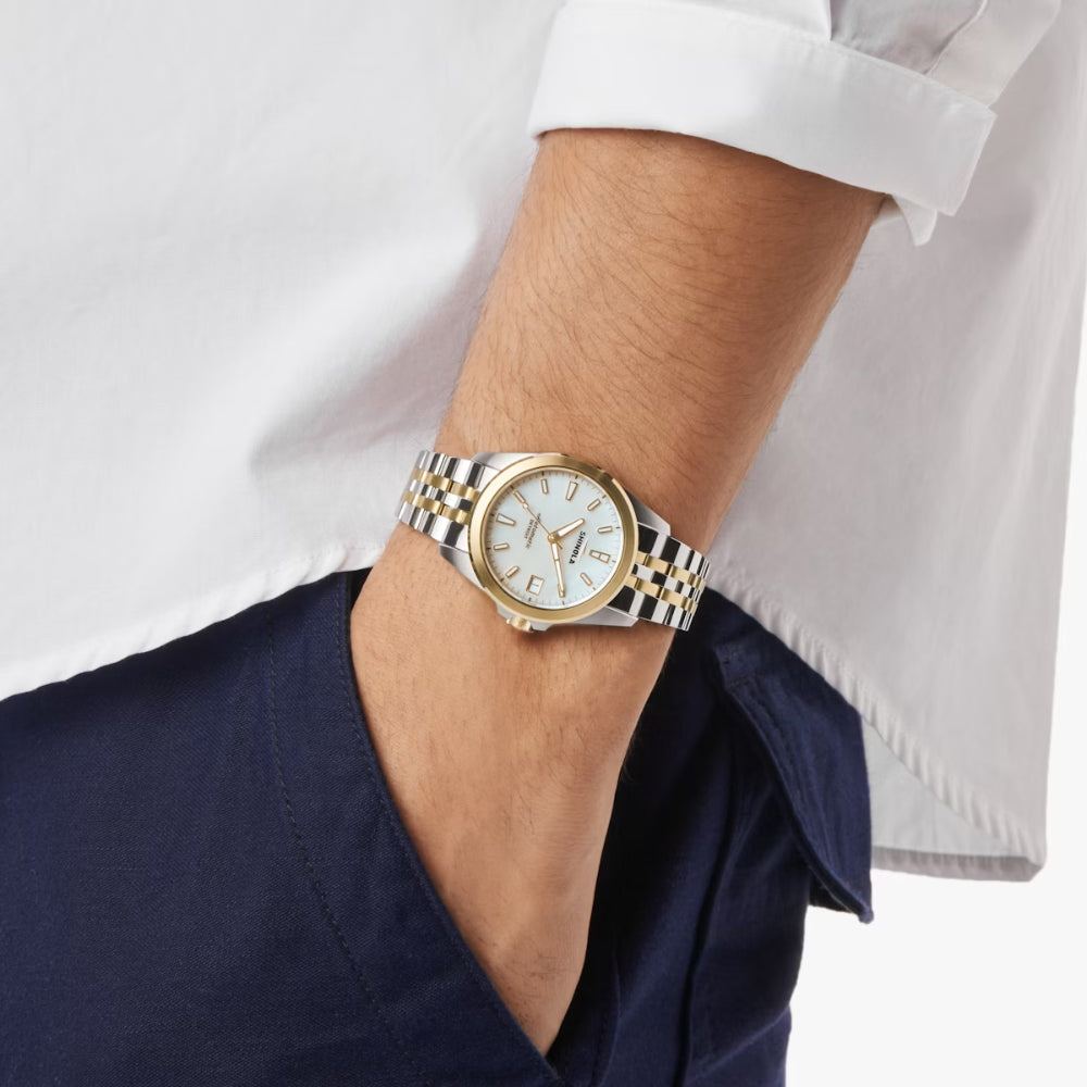 Shinola Circadian Monster 36mm Watch with White Mother-of-Pearl Dial
