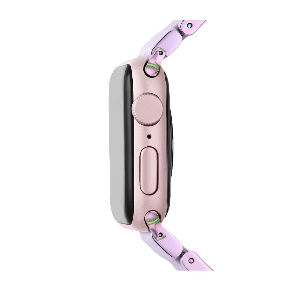 Michele Soft Lavender-colored Silicone Bracelet Band Compatible with Apple Watch® Series 1 - 9 and Apple Watch® Ultra 1 - 2
