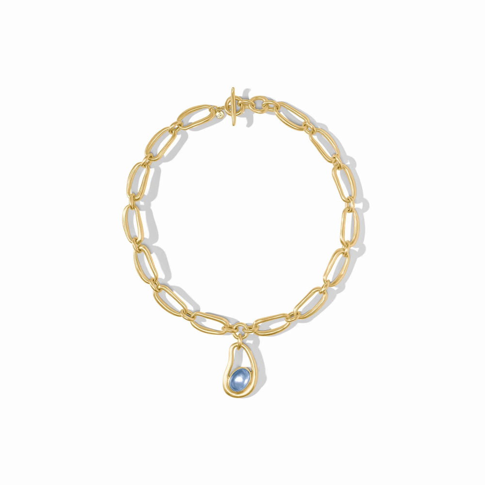 Julie Vos Fashionable Wave Design Statement Necklace for Women
