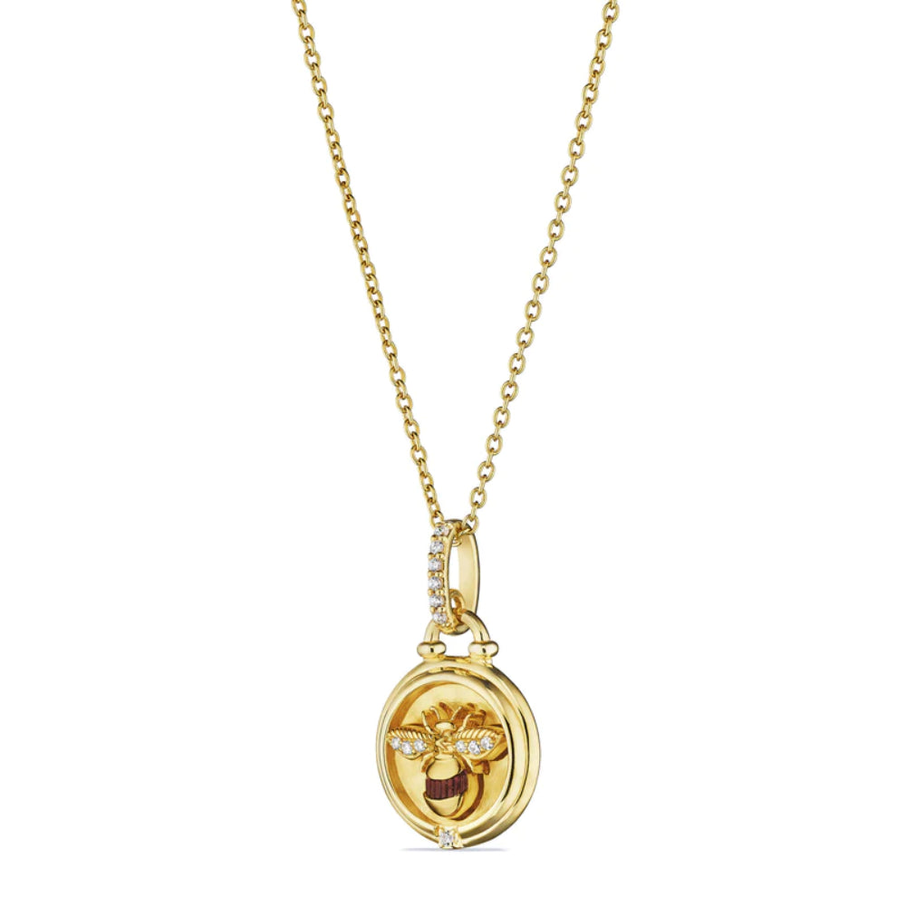 Judith Ripka Little Luxuries Collection Bumble Bee Inspired Gold Necklace