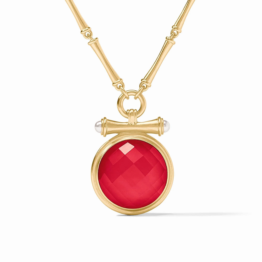 Julie Vos Exquisite Bamboo Design Statement Necklace for Fashionable Women
