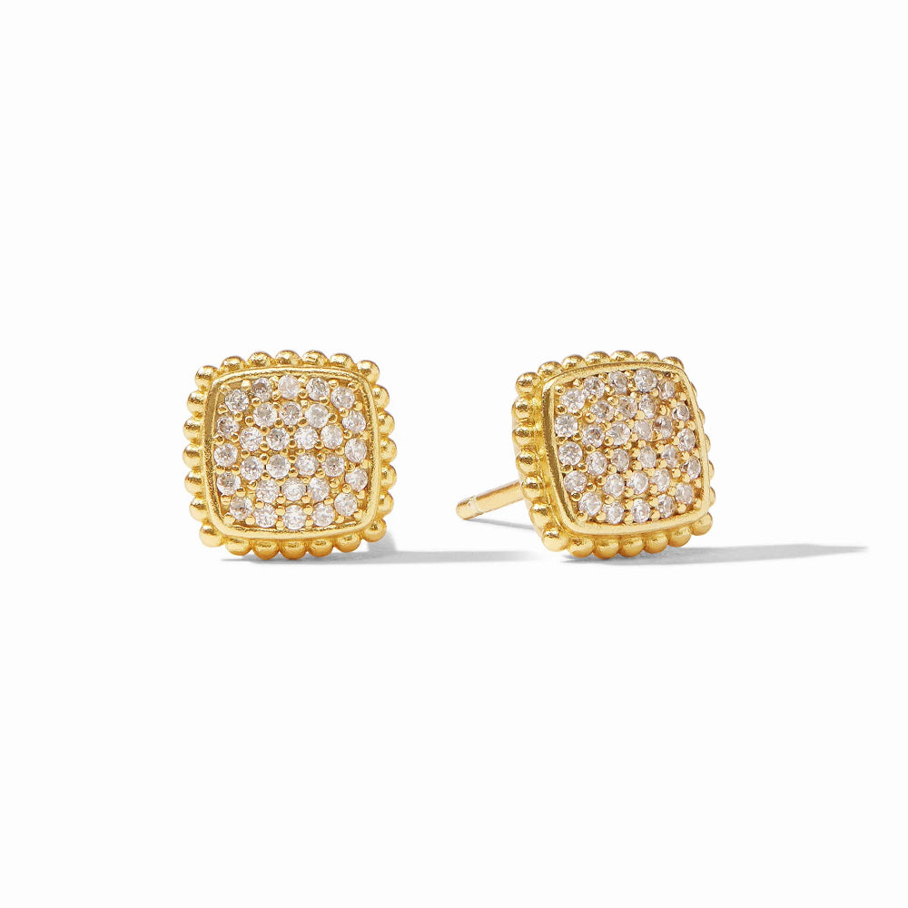 Julie Vos Christmas Pave Stud Earrings - A Sparkling Jewelry Piece