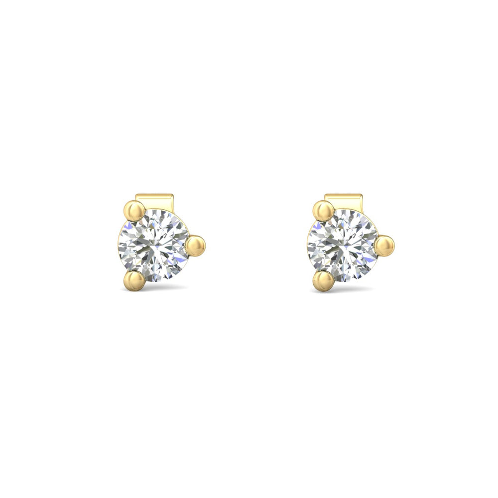 Smyth 18k Gold and Diamond Classic Stud Earrings - Exquisite Jewelry Pieces