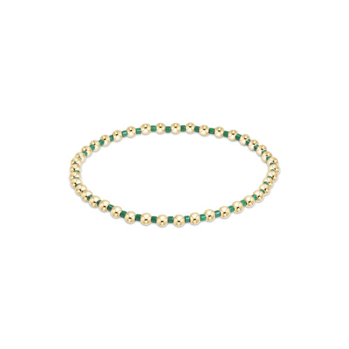 enewton Fall/Winter 2024 Green Hope and Gratitude-themed Beaded Bracelet