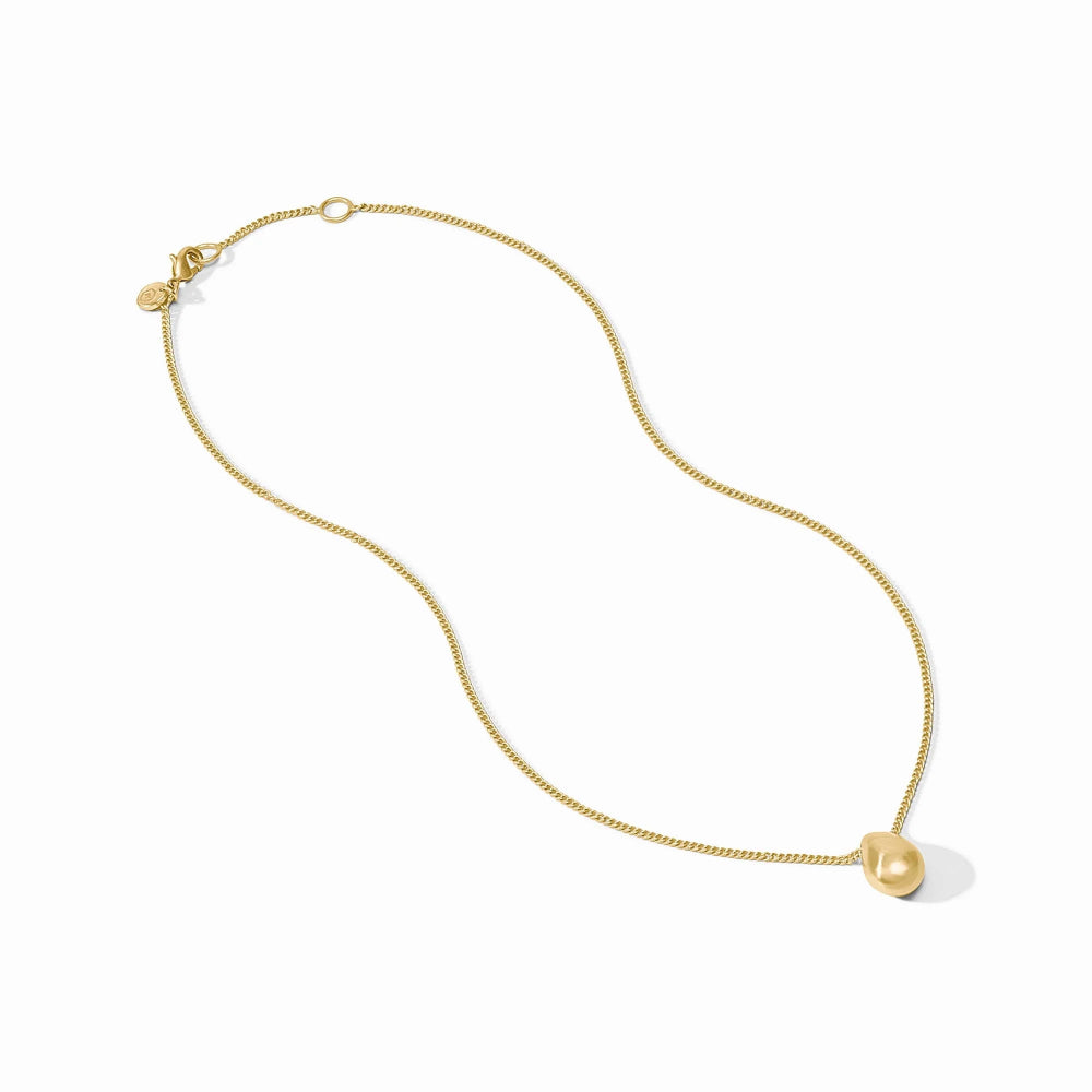 Julie Vos Delicate Wave-Style Gold-Plated Necklace for Women